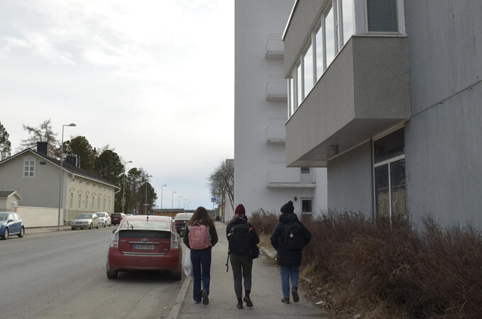 on the road on the road